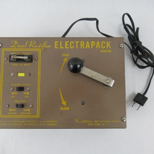 Vintage Scintilla Rail & Power Works Electrapack Senior Dual Rectifier Train Transformer Circa 1960s