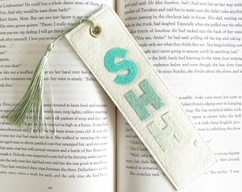 Felt 'Shh...' Bookmark: Handmade Wool Book Lover Gift