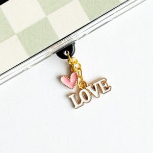 Kindle Charm, Dust Plug, USB Type C, Phone Charm