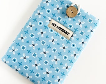 Etui Kindle Paperwhite : housse de liseuse rembourrée en coton avec bouton