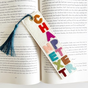 Next Chapter Felt Bookmark: Handmade Book Lover Gift