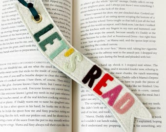 Felt Bookmark: Handmade Wool Book Lover Gift