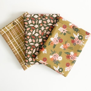 Fall Collection E-Reader Sleeve * Kindle Paperwhite Sleeve * Kindle Cover * Book Cover * Bookish Gift
