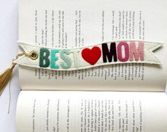 Bookmark, Felt Bookmark, Handmade Bookmark, Book Gift