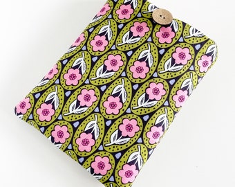 Floral Print EReader Sleeve * Kindle Paperwhite * Book Cover * Bookish Gift