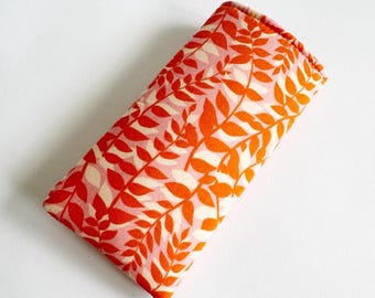 Handmade Padded Glasses Case: Soft Cotton Fabric Sleeve