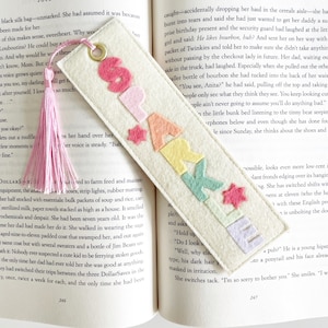 SPARKLE Felt Bookmark: Handmade Book Lover Gift