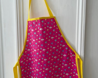 Mushroom Madness Children's Apron - 100% Cotton