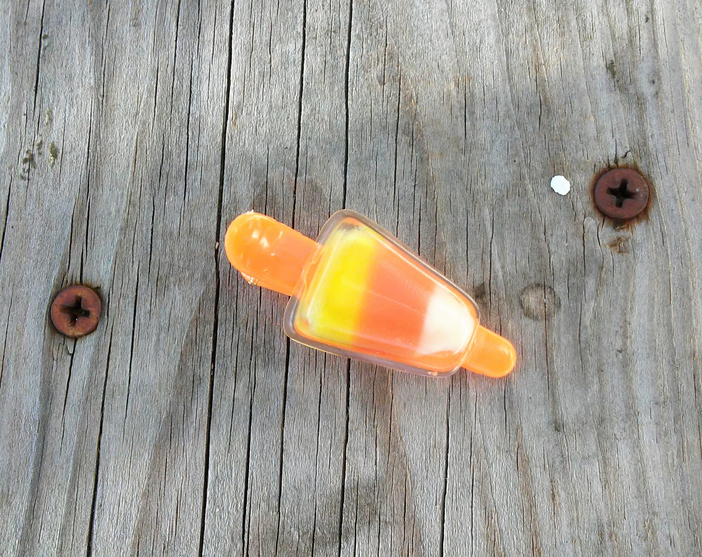 Candy Corn Hair Clip Fall Hair Accessories Autumn REAL Etsy