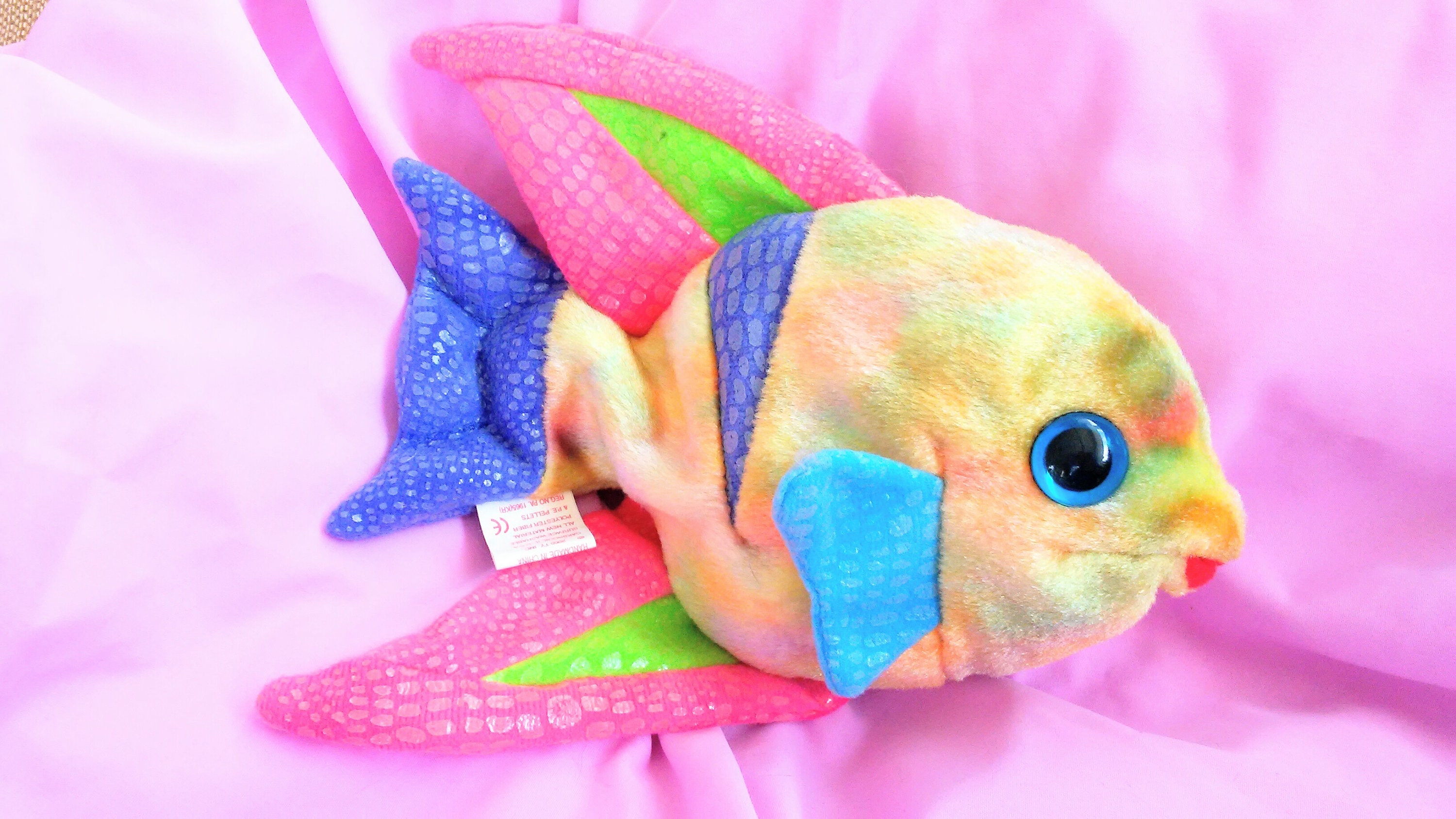 Ty Aruba Fish Beanie Baby Beanie Babies Plushies Rainbow Etsy