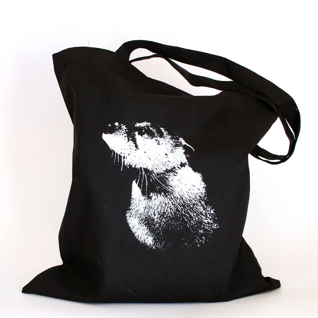 Otter Tote River Otter Bag Wildlife Bag Gift Reusable Bag - Etsy