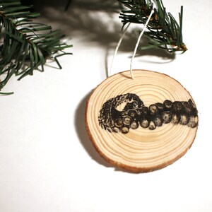 Octopus Ornament, Octo Ornament, Tentacle Ornament, Rustic Ornament, Wood Ornament, Wildlife Ornament, Animal Ornament, Octopus Gift