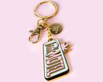 Pink Motel Room Keychain & Purse Charm