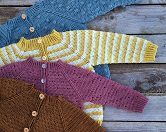 CROCHET PATTERN: EenyMeenyCardigan