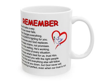 Remember | Christian Faith Ceramic Mug