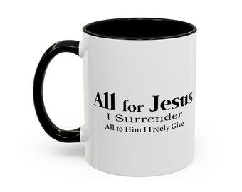 Walk by Faith Mug | Inspirational Christian Coffee Mug, Scripture Ceramic Accent Mug