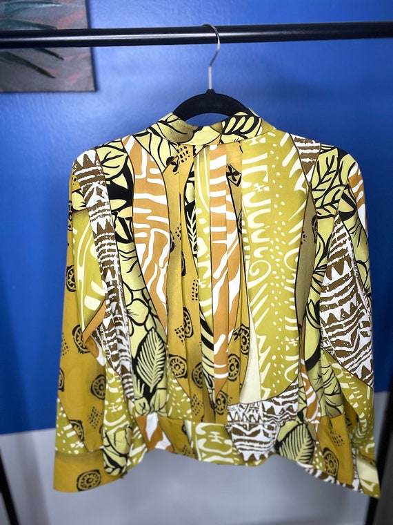 Vintage Tropical Blouse - image 6