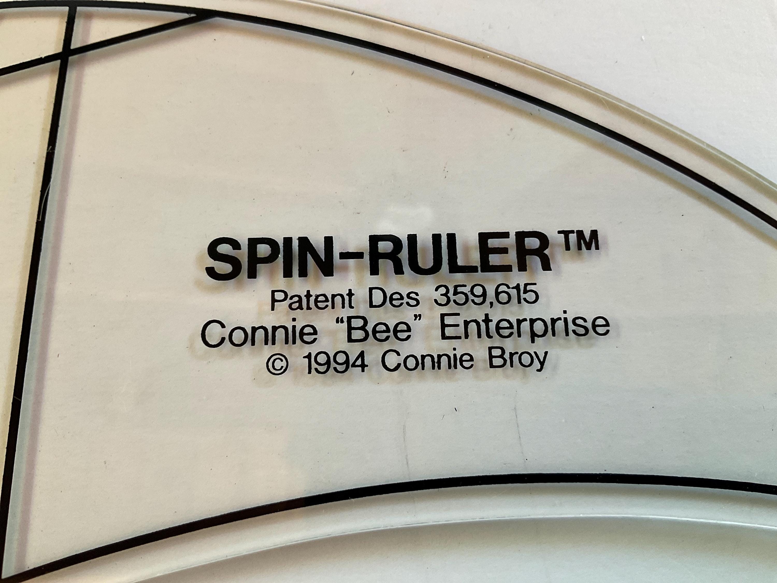 Spin Ruler Wedge Quilt Template Sewing Wedge Ruler by Connie “BEE ...