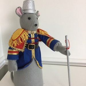 Handgefertigte Der Nussknacker-Mäusekönig 14 &quot;Weihnachts-Mauskönig-Nussknacker-Maus-Thema-Dekor