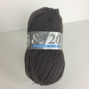 Sirdar Double Knit Yarn 80/20 Wool & Nylon Yarn Plum Color 50g 120 yards