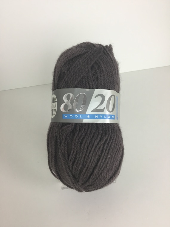 Sirdar Double Knit 80/20 Yarn Plum Color 50g 120 yards