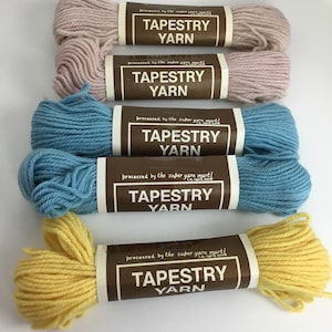 Vintage and Tapestry Wool Yarn Mohair or Angora Lot of Needlework or Crewel Work Yarn Sewing Notions Etsy