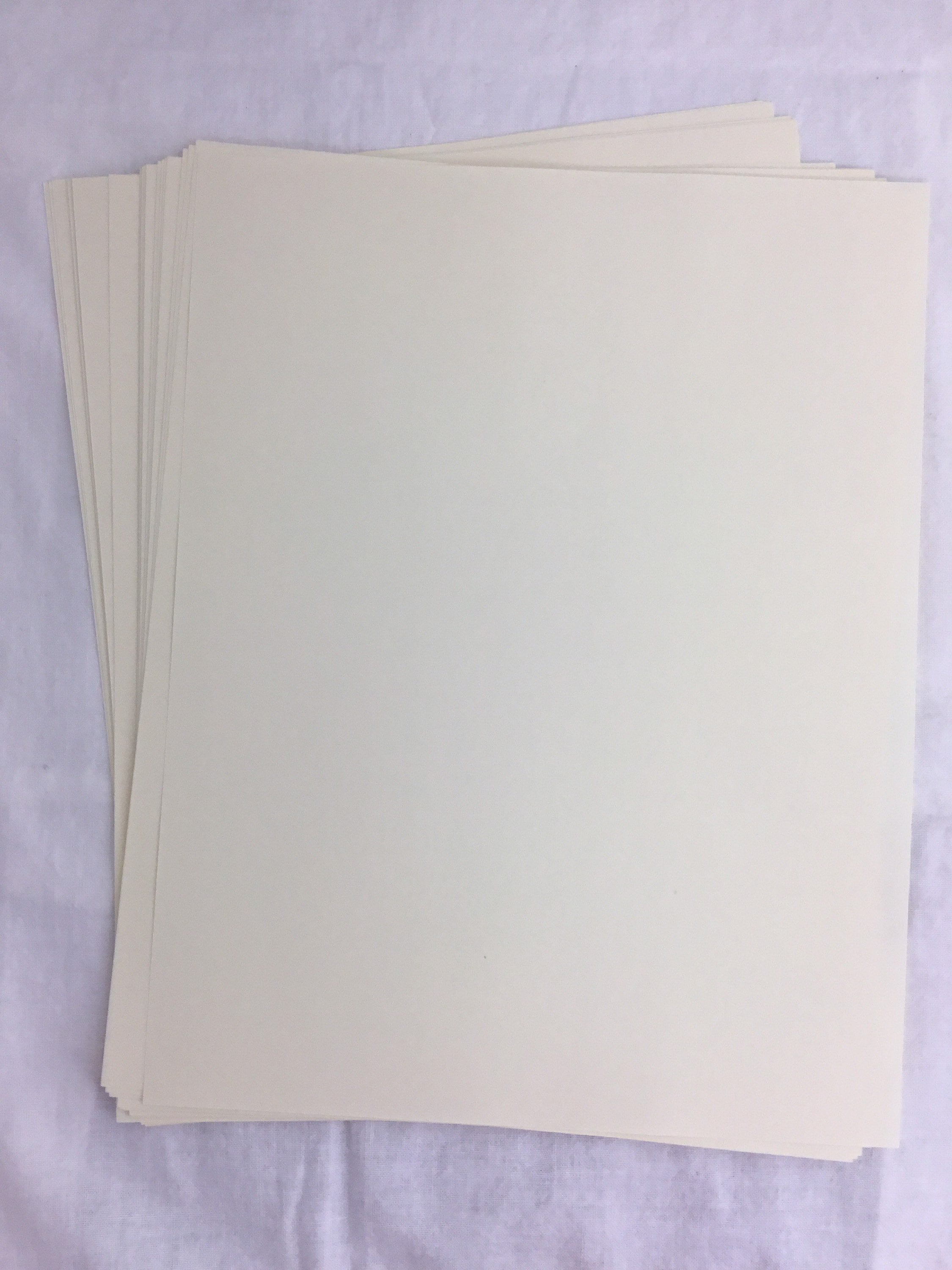 Vintage Classic Laid Watermarked Heavy Weight Typing Paper Set of 5 Sheets  