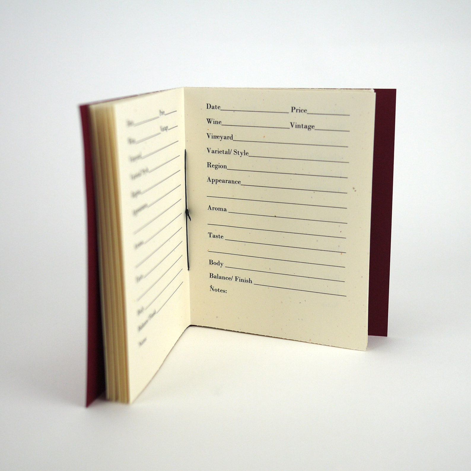 Wine Tasting Log Book Etsy