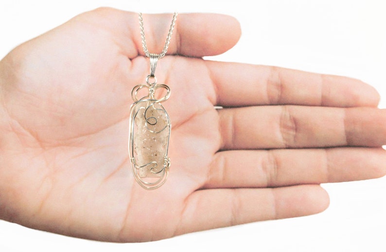 Fulgurite Jewelry Lightning Sand Sterling Silver Ice Etsy