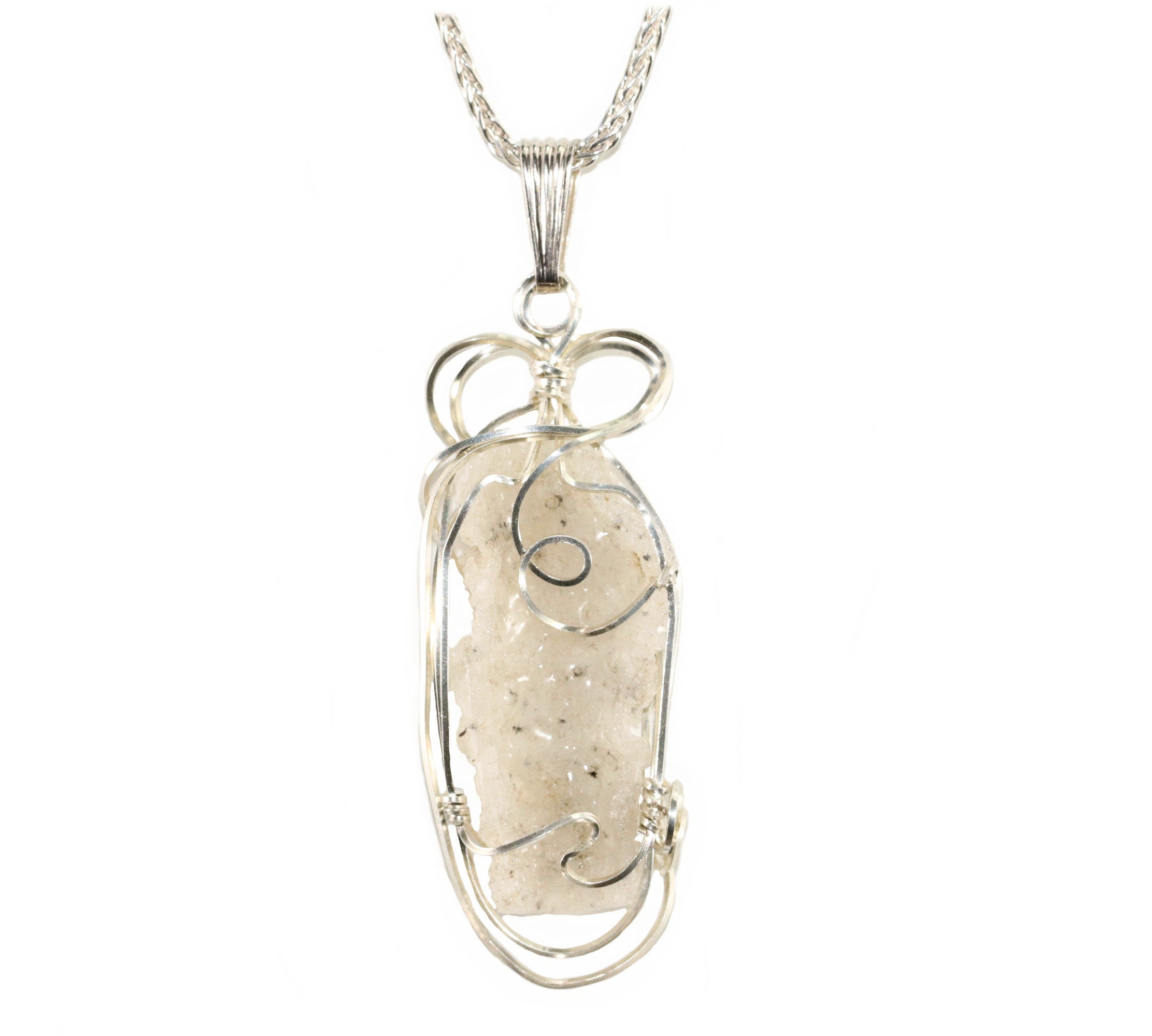 Fulgurite Jewelry Fossilized Lightning Sand Authentic Sterling Silver