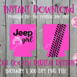 12 oz. Can Cooler template, Sublimation download, Digital download, can cooler png