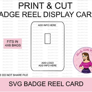 Download Svg Badge Reel Display Card Badge Reel Packaging Display Etsy