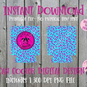 12 oz. Can Cooler template, Sublimation download, Digital download, can cooler png