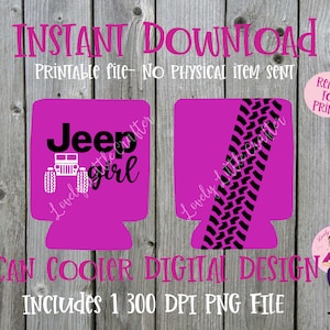 12 oz. Can Cooler template, Sublimation download, Digital download, can cooler png