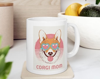 Corgi Mom Coffee Mug: Funny Dog Lover Gift