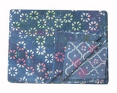 Free shipping special hand block indigo kantha throws, Kantha Quilt,Twin Size Handmade kantha Bed Cover, Indigo Kantha Quilt, blanket, throw