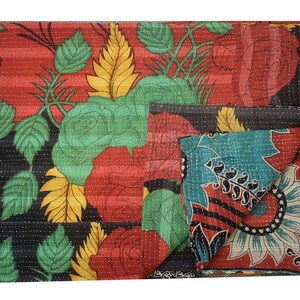 Beste Etsy Een exclusieve collectie handgemaakte Indiase vintage kantha-quilts, unieke fairtrade vintage kantha-quilt, kantha-deken