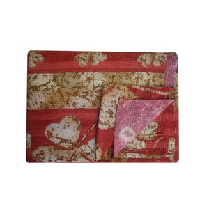 Beste Etsy Een exclusieve collectie handgemaakte Indiase vintage kantha-quilts, unieke fairtrade vintage kantha-quilt, kantha-deken