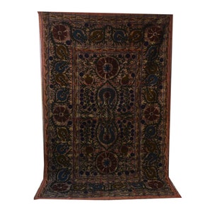 Best Vintage Kantha Quilt, Suzani Handmade Embroidered Cotton Throw quilt,bohemian kantha Blanket, kantha Quilts