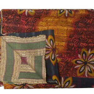 Beste Etsy Een exclusieve collectie handgemaakte Indiase vintage kantha-quilts, unieke fairtrade vintage kantha-quilt, kantha-deken