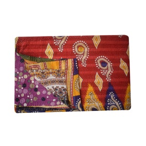 Beste Etsy Een exclusieve collectie handgemaakte Indiase vintage kantha-quilts, unieke fairtrade vintage kantha-quilt, kantha-deken