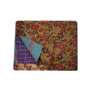 Beste Etsy Een exclusieve collectie handgemaakte Indiase vintage kantha-quilts, unieke fairtrade vintage kantha-quilt, kantha-deken