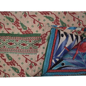 Beste Etsy Een exclusieve collectie handgemaakte Indiase vintage kantha-quilts, unieke fairtrade vintage kantha-quilt, kantha-deken