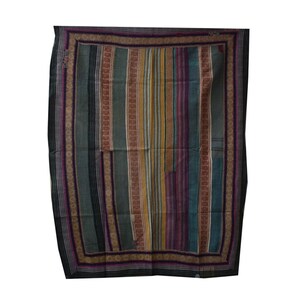 Vintage Kantha Quilt, Indian Sari Quilt Kantha Throw Blanket, Antique Kantha Twin Bedspread Bedding, Boho Kantha Quilts