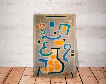 Paul Klee 'The Vase' Canvas Art Print - Ready to Hang