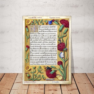 Medieval Art, Resurrection Easter Illuminated Manuscripts Wall Art, Bible Catholic Art, Christian Religious  Art Print, CANVAS Ready to Hang