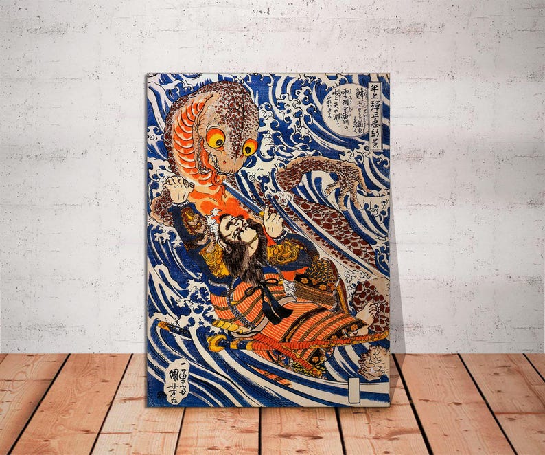 READY to HANG Canvas Japanese Art, Japanese Art Prints, Japanese Art