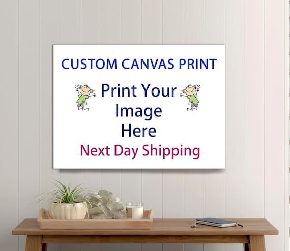 Custom Photo Canvas Print, Gallery Wrapped, Personalized Gift