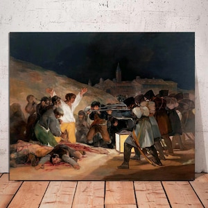 The Third of May by Francisco de Goya, Goya Canvas Art, El Tres de Mayo, Goya Painting, Famous Artwork, New Home Decor CANVAS Ready to Hang.