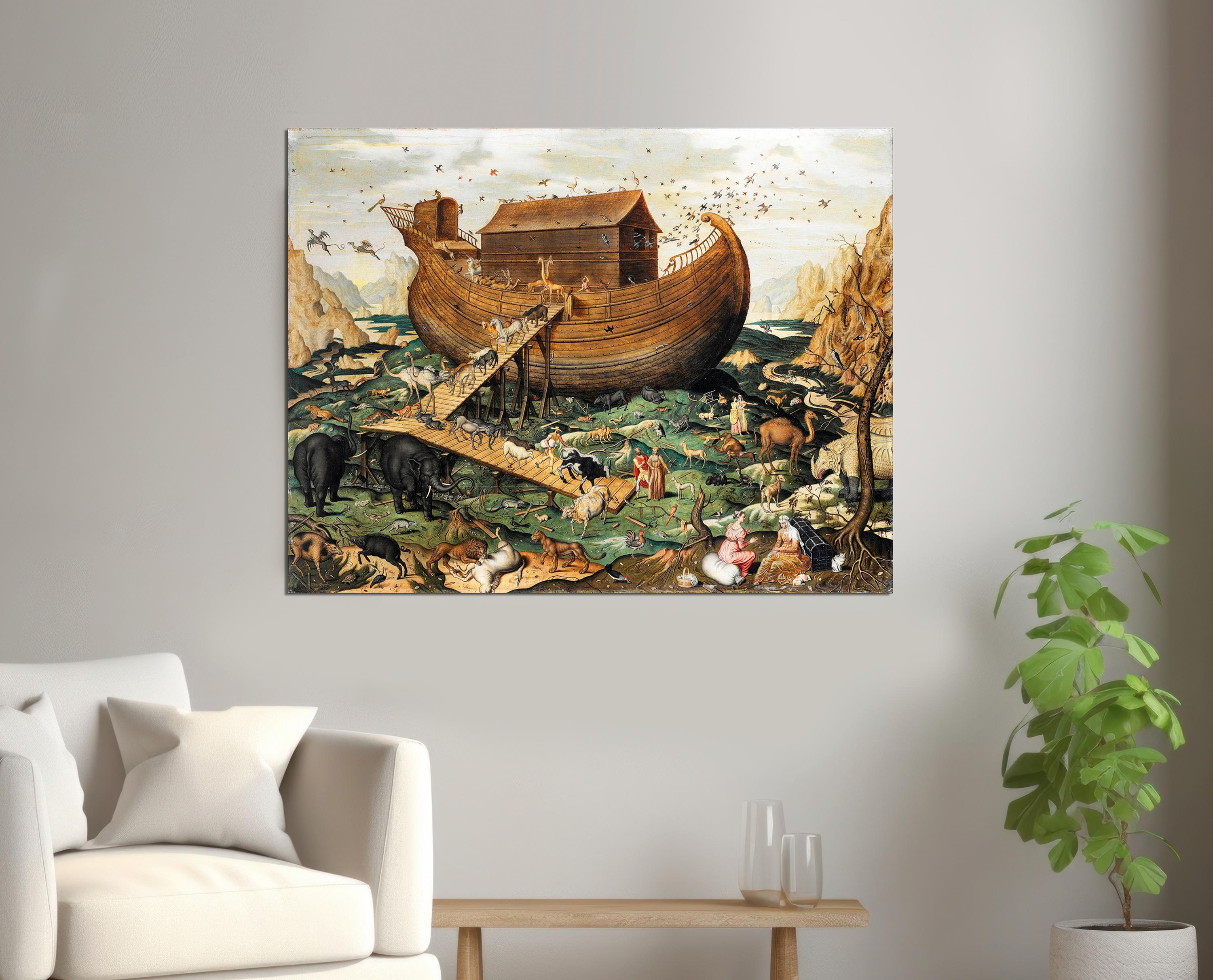 Noah's Ark Canvas Print: Vintage Christian Nursery Decor - Etsy